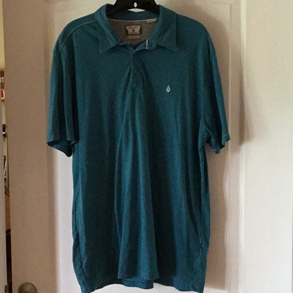 Volcom men’s XL teal polo.